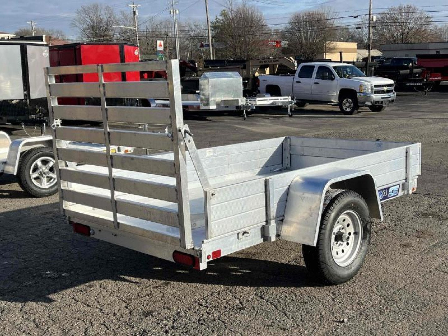 New 2025 ALUMA 548ESA-TG 54" x 8' Aluminum Utility Trailer