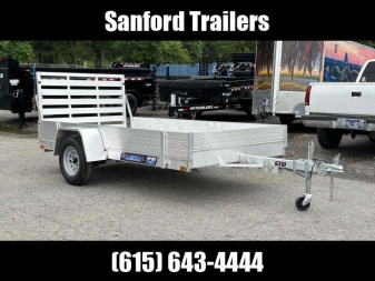 New 2025 ALUMA 6310ESA-TG 63  x 10' Aluminum Utility Trailer