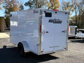 New 2025 ALCOM Xpress XLT 6' X 12' X 6'6" Aluminum Cargo Cargo / Enclosed Trailer