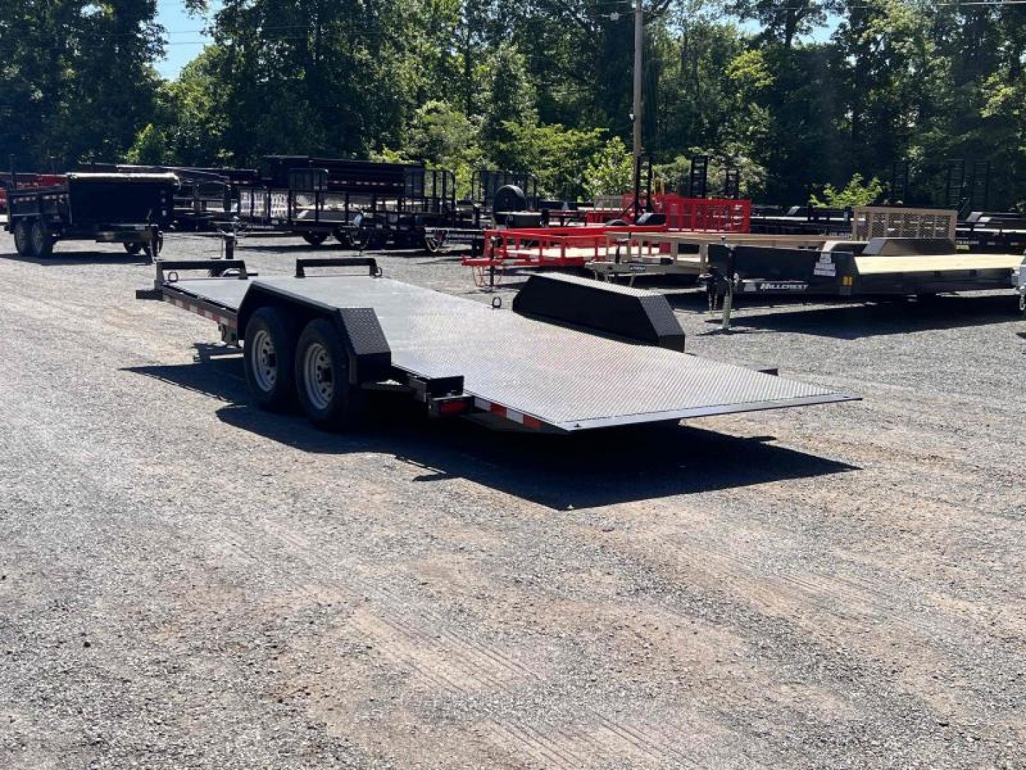 New 2025 HAWKE TRAILERS 80" x 20' 10K GVWR Standard Power Tilt Tilt Trailer