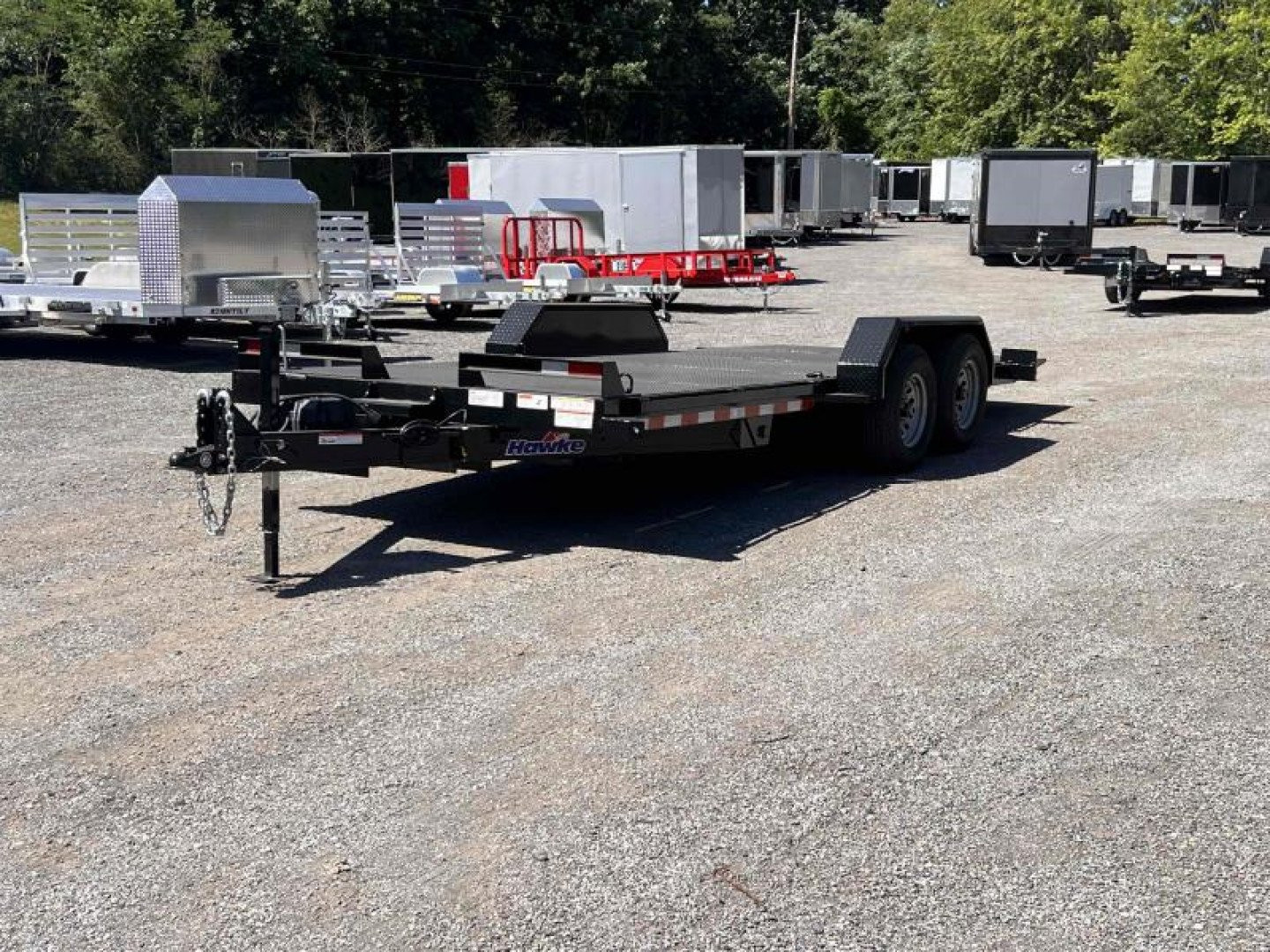 New 2025 HAWKE TRAILERS 80" x 20' 10K GVWR Standard Power Tilt Tilt Trailer
