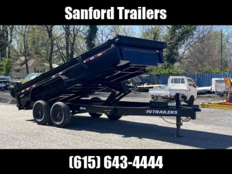 New 2025 PJ TRAILERS 83  x 16' Low-Profile Dump PRO (DL) 14K GVWR Dump Trailer