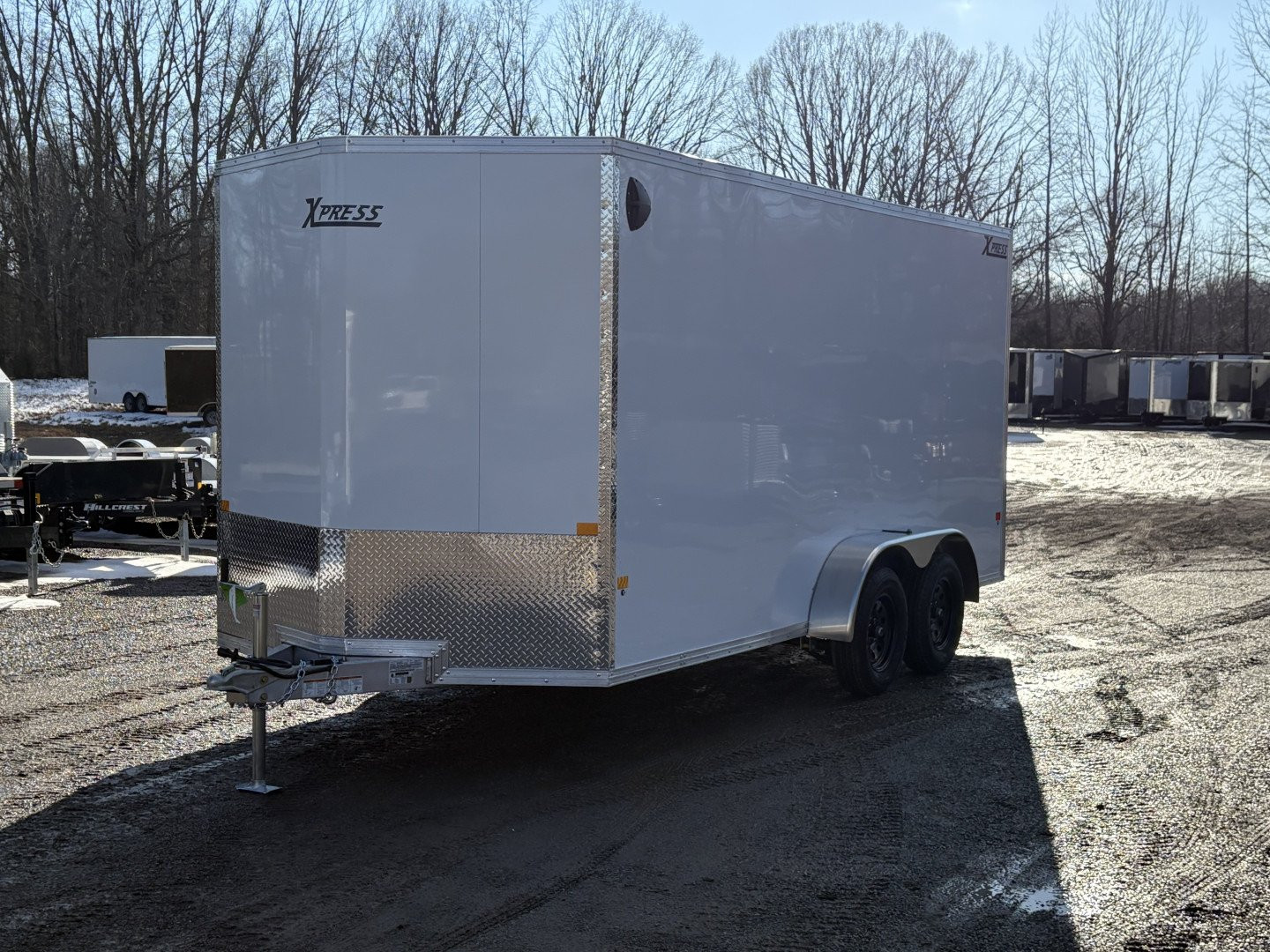 New 2025 ALCOM Xpress XLT 7' X 16' X 6'10" Aluminum Cargo / Enclosed Trailer