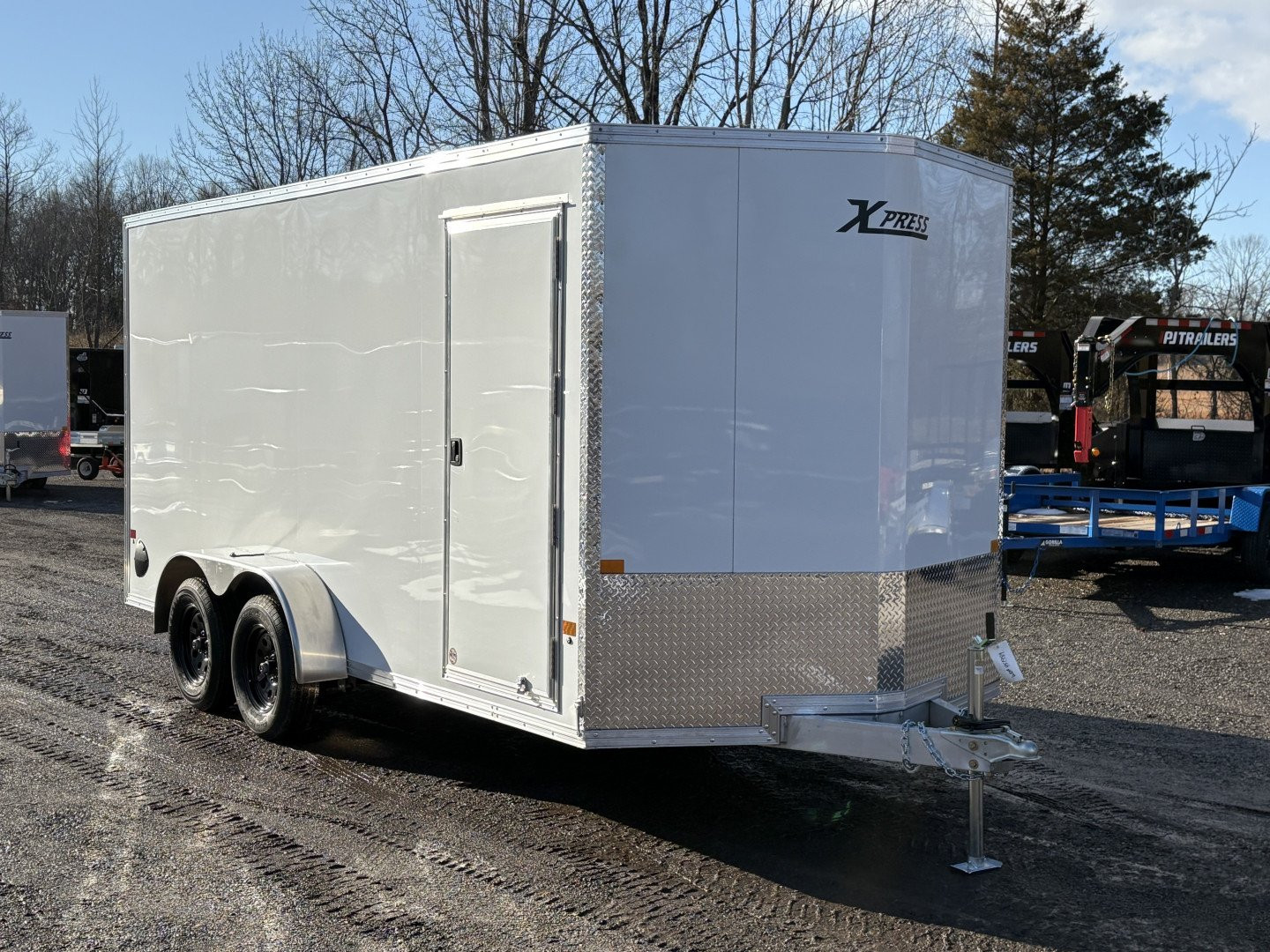 New 2025 ALCOM Xpress XLT 7' X 16' X 6'10" Aluminum Cargo / Enclosed Trailer