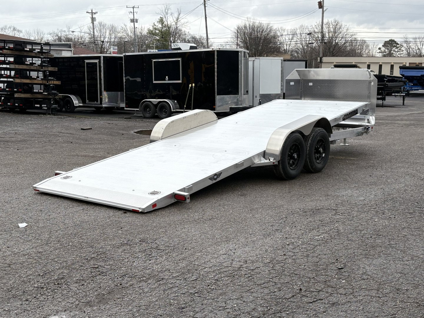 New 2025 ALUMA 8220H-TILT-ANV 81" x 20' Executive Series - 10K GVWR Tilt Trailer