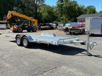 Used 2024 ALUMA 8218H-TILT 82  x 18' 10K Aluminum Tilt Car / Racing Trailer