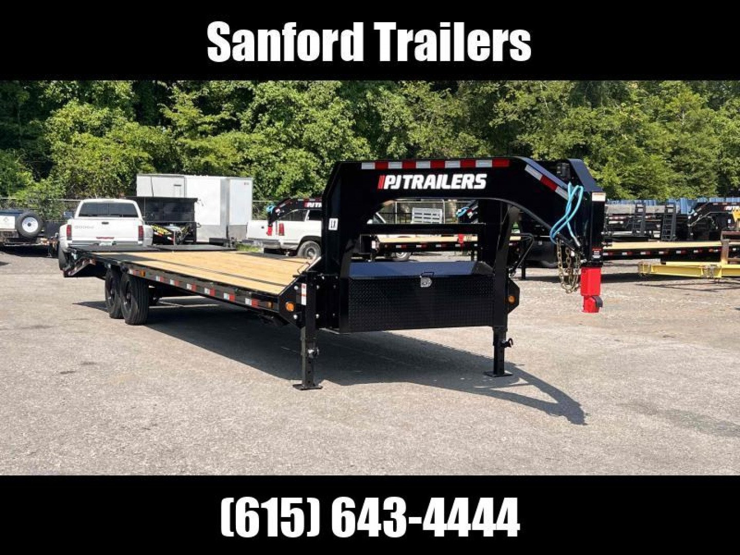 New 2025 PJ TRAILERS 102" x 28' Low-Pro Flatdeck With 8K Singles (LX) Flatbed Trailer