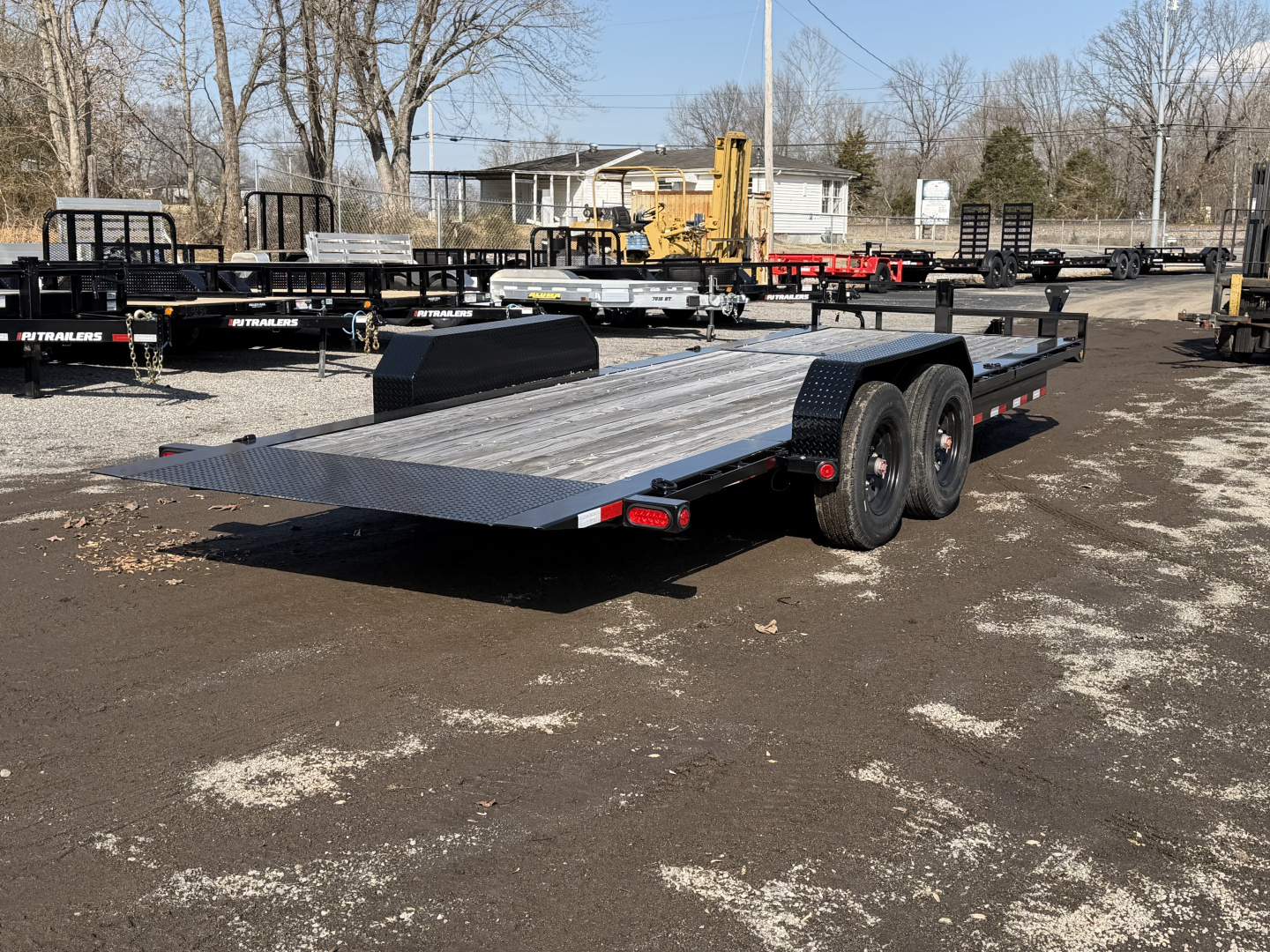 New 2025 PJ TRAILERS 83" x 22' (TJ) 16K HD Equipment Tilt Tilt Trailer