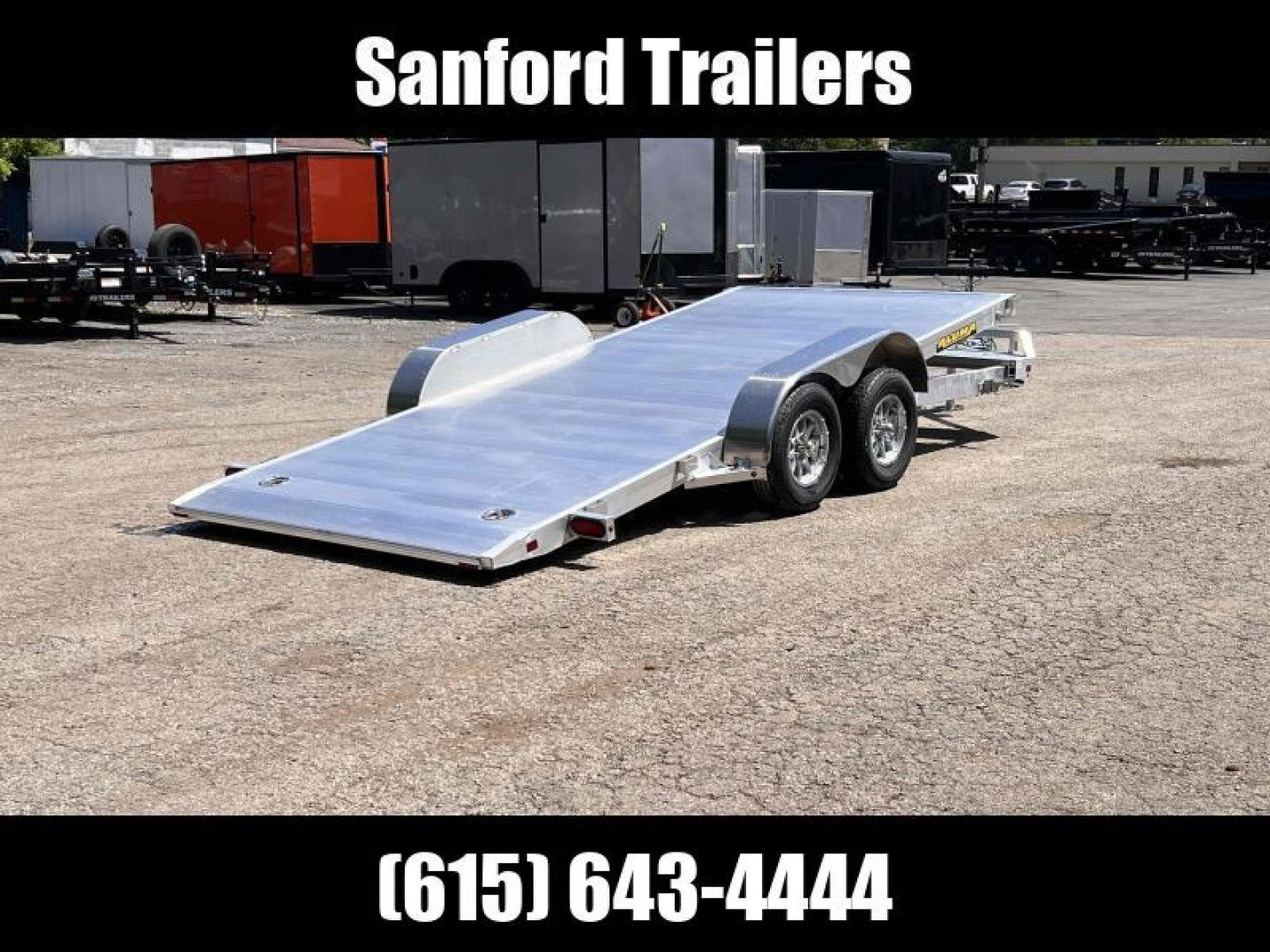 New 2025 ALUMA 8216TILT 81" x 16' Tilt Trailer