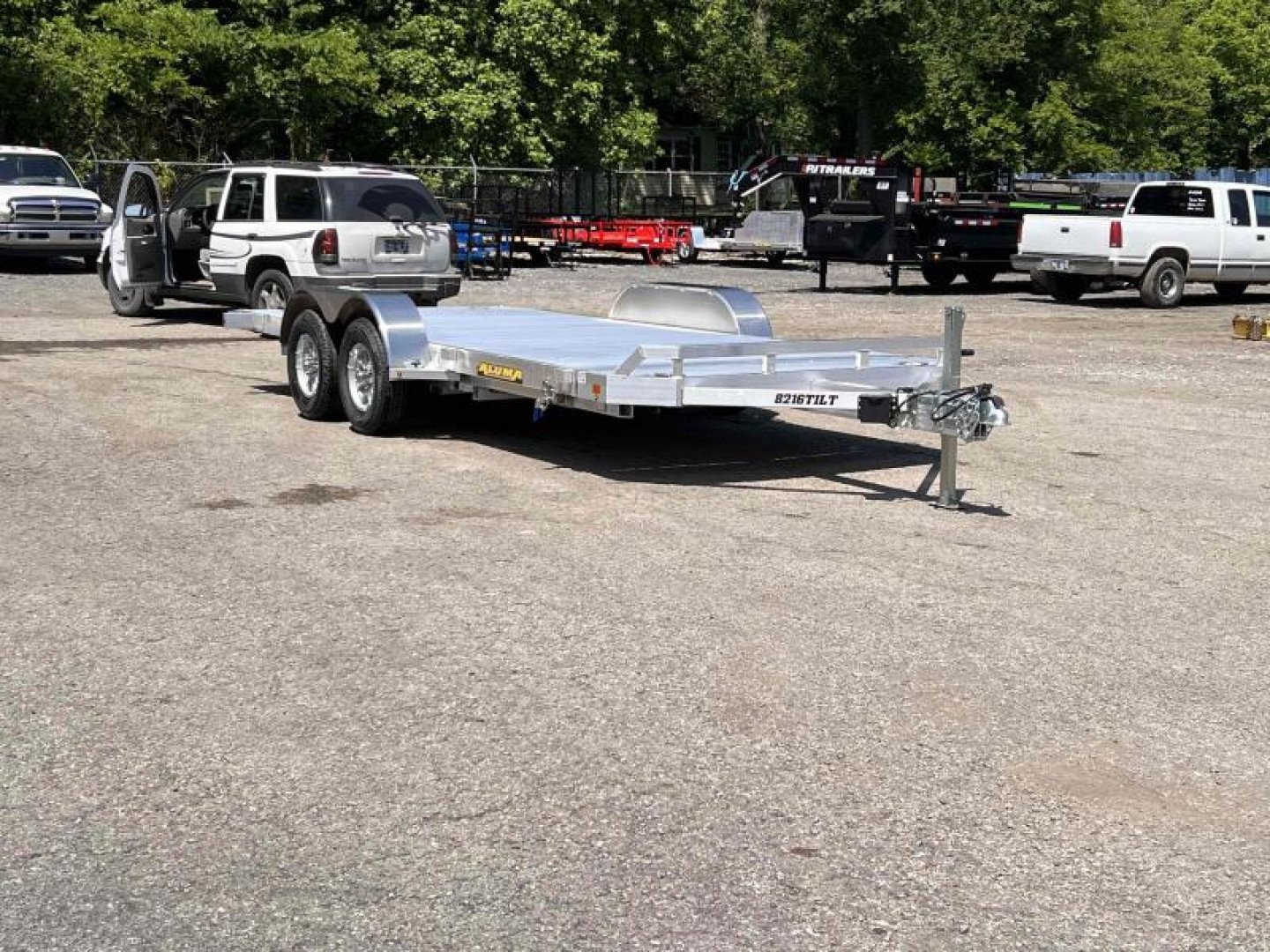 New 2025 ALUMA 8216TILT 81" x 16' Tilt Trailer