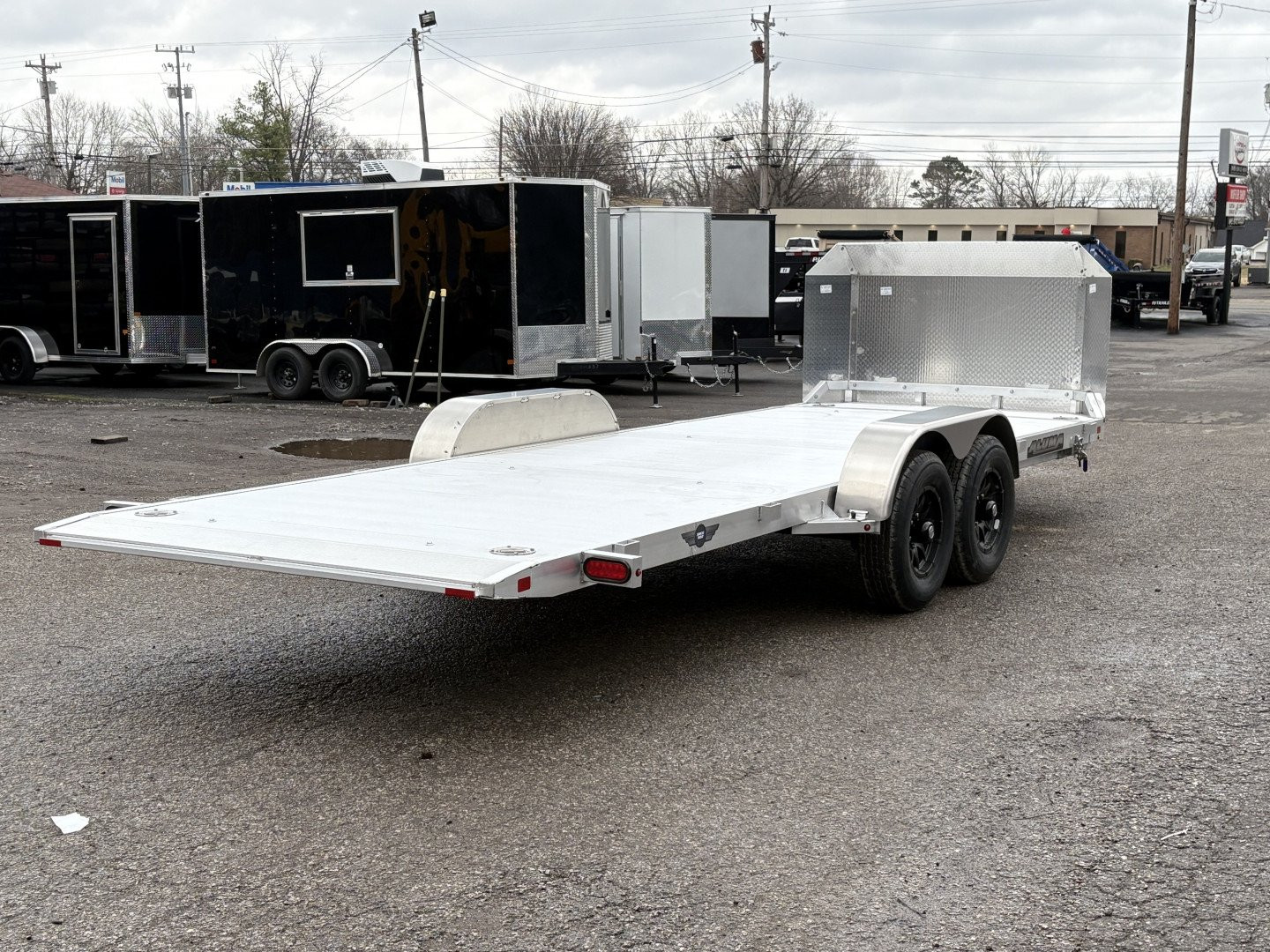 New 2025 ALUMA 8220H-TILT-ANV 81" x 20' Executive Series - 10K GVWR Tilt Trailer