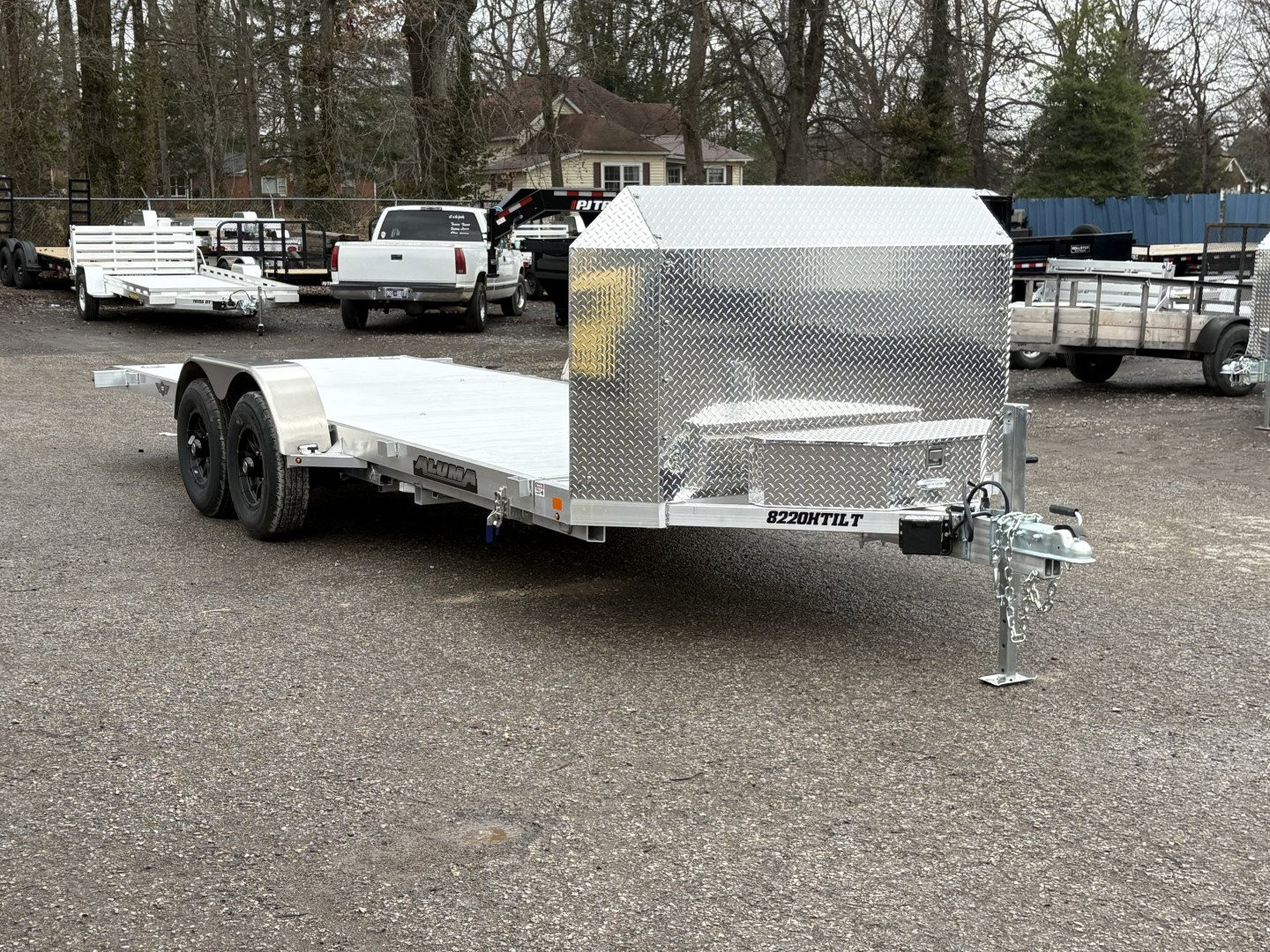 New 2025 ALUMA 8220H-TILT-ANV 81" x 20' Executive Series - 10K GVWR Tilt Trailer