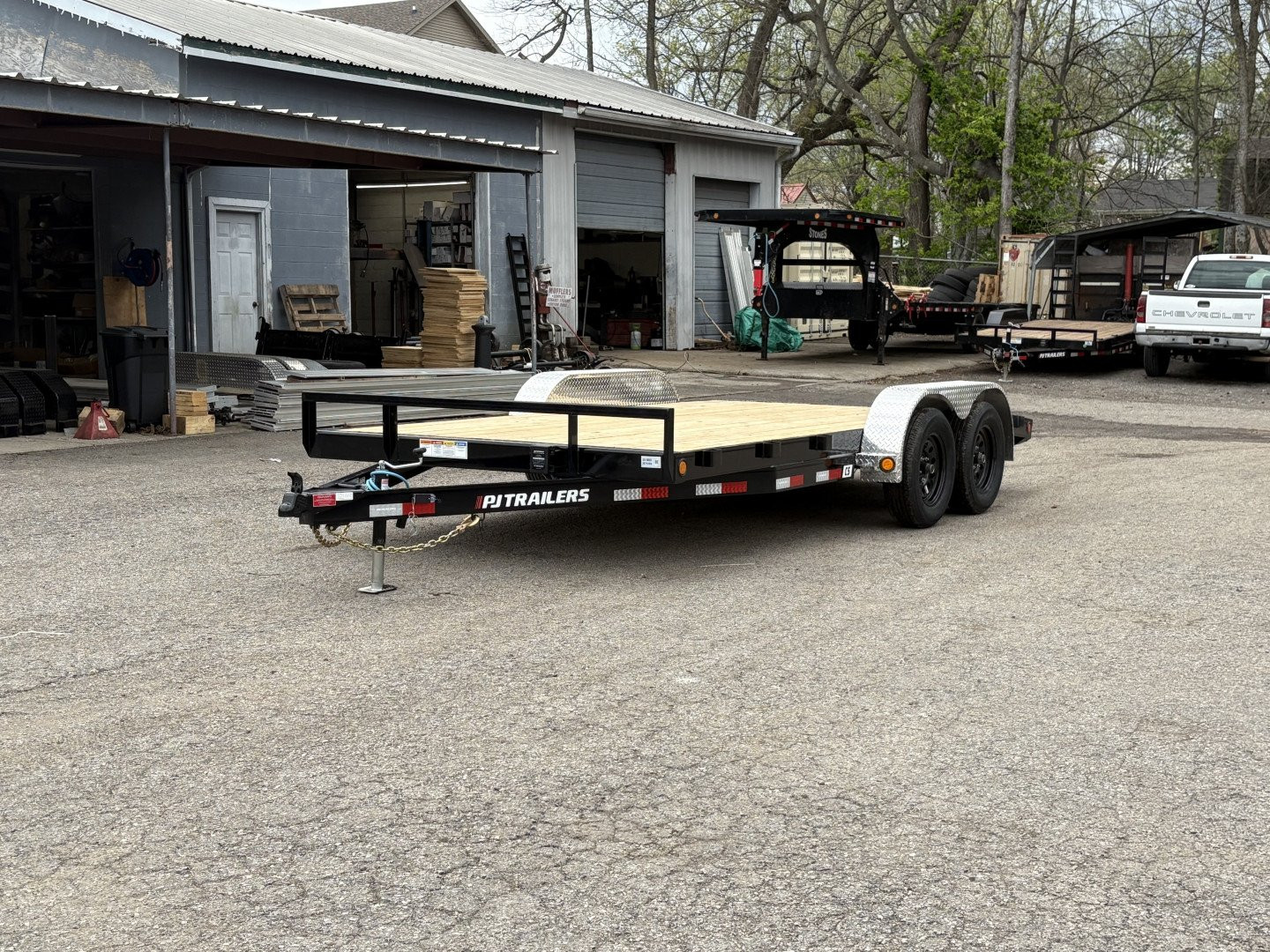New 2025 PJ TRAILERS 16' x 83" - 5 in. Channel Carhauler (C5) 7K GVWR Car / Racing Trailer