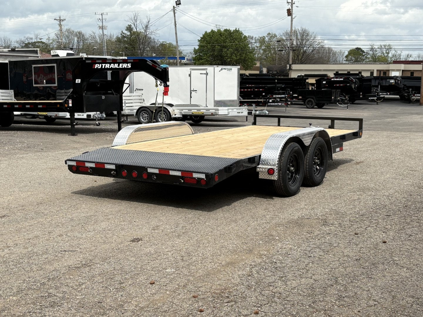 New 2025 PJ TRAILERS 16' x 83" - 5 in. Channel Carhauler (C5) 7K GVWR Car / Racing Trailer