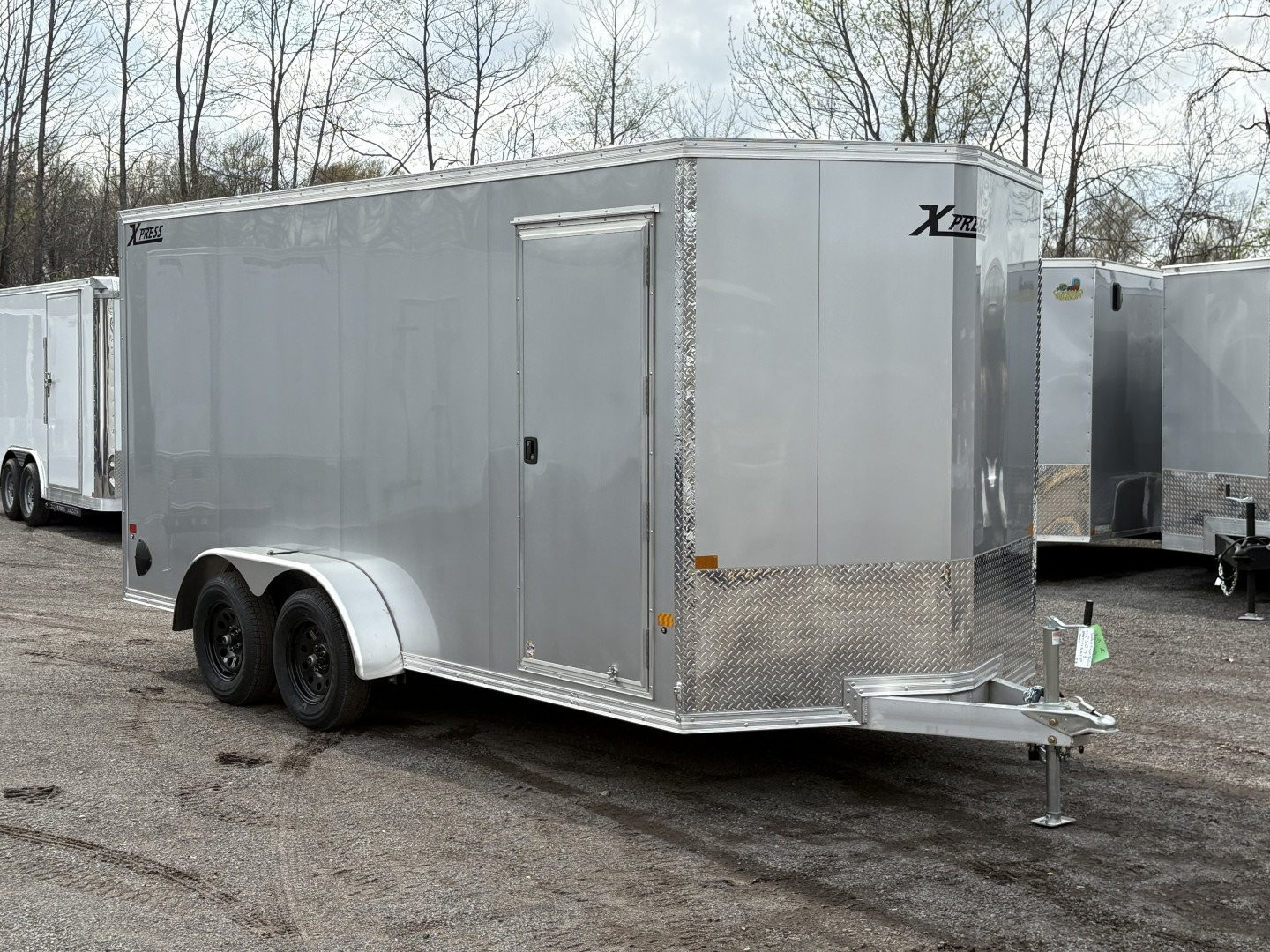 New 2025 ALCOM Xpress XLT 7' X 16' X 6'10" Aluminum Cargo / Enclosed Trailer