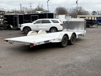 New 2025 ALUMA 8218LP 81" x 18' Low-Profile Executive Series Tilt Trailer