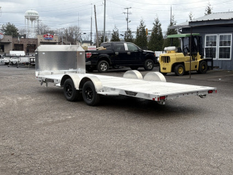 New 2025 ALUMA 8218LP 81" x 18' Low-Profile Executive Series Tilt Trailer