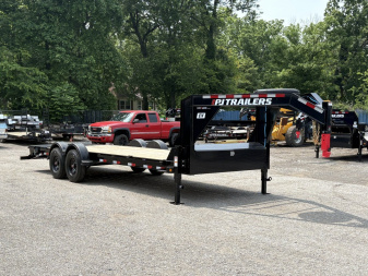 New 2025 PJ TRAILERS 83  x 24' Voyager Series (EV) GN - 18K GVWR Equipment Trailer