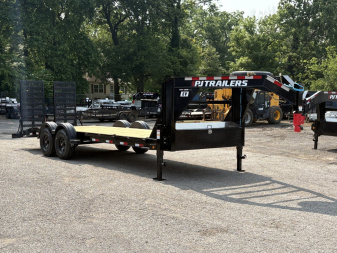 New 2025 PJ TRAILERS 83  x 24' Voyager Series (EV) GN - 18K GVWR Equipment Trailer