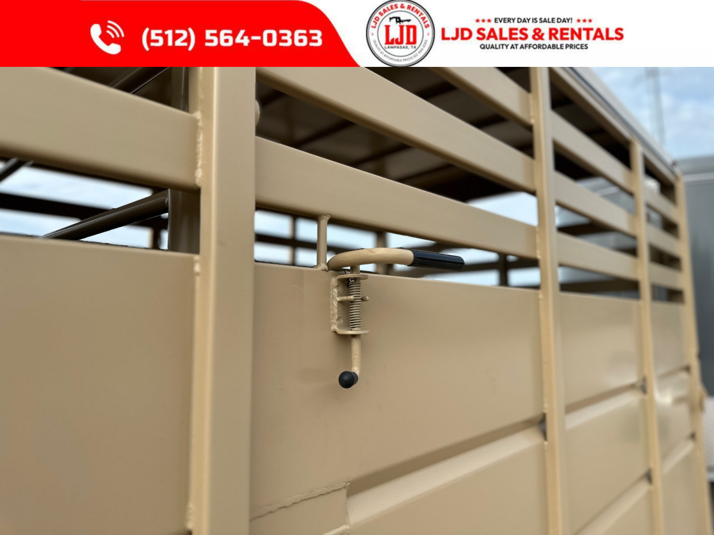 New 2025 Delco - Livestock Trailer 6' X 16' - Demo = Save $$$$