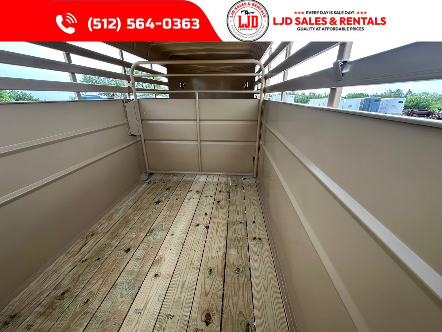 New 2025 Delco - Livestock Trailer 6' X 16' - Demo = Save $$$$