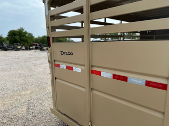 New 2025 Delco -Livestock Trailer 6' X 16'