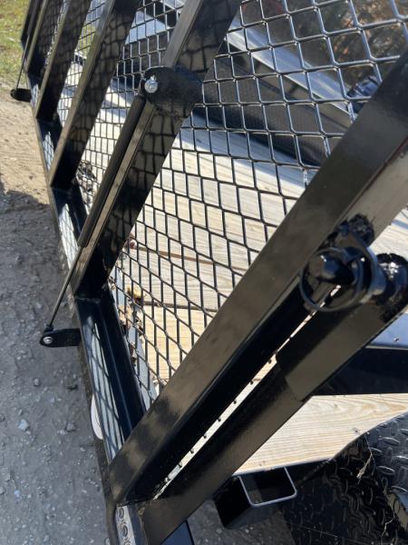 New 2025 GPS Trailers / GTT Series / 76" Wide x 12' Long / 7,000# Capacity / 48" Mesh Gate