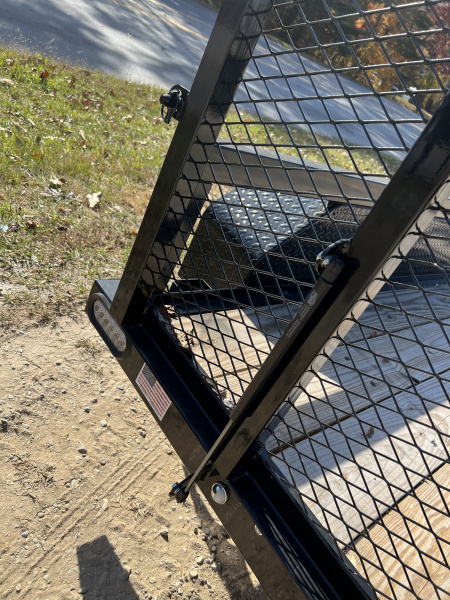 New 2025 GPS Trailers / GTT Series / 76" Wide x 12' Long / 7,000# Capacity / 48" Mesh Gate