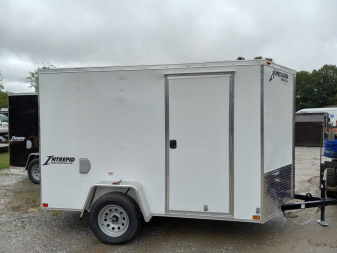 New 2026 Homesteader Trailer / 610IS Cargo / Enclosed Trailer / 6'6  Interior Height / White in color / Side Door and Ramp Rear Door