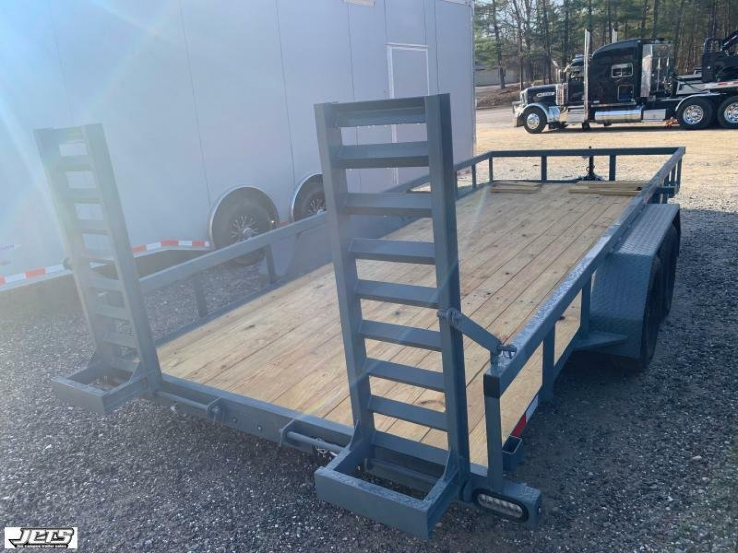 New 2025 GPS Trailers / STH Series / Small Tractor Hauler / 82" Wide x 16' Long / Flip Up Ramps / 7,ooo# Capacity