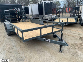 New 2025 GPS Trailers / STH Series / Small Tractor Hauler / 82" Wide x 16' Long / Flip Up Ramps / 7,ooo# Capacity