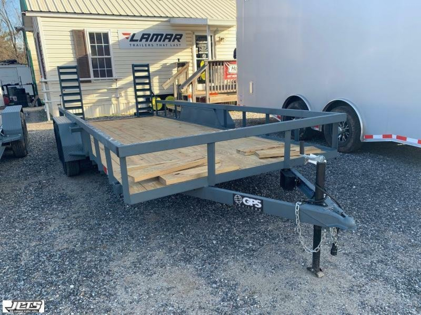 New 2025 GPS Trailers / STH Series / Small Tractor Hauler 82" x 18' Flip Up Ramps 7K