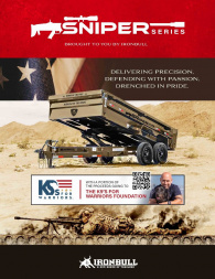 New 2025 Iron Bull DTB8314072-Military Green Sniper Series Dump Trailer / 7x14 / 24" High Sides / Military Green / Fully Loaded / SUPPORT FOR K9'S FOR WARRIORS FOUNDATION