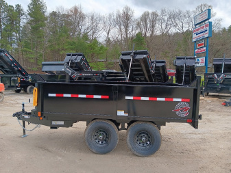 New 2025 HOMESTEADER 610LB SERIES/ 6X10 DUMP TRAILER /2-3500# Electric Brake Axles / Barn Door Rear Gates / Tarp