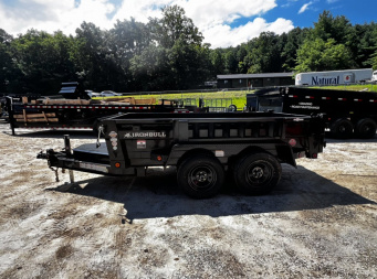 New 2025 IRON BULL DTB Series ( Baby Bull ) 5x10 / 2-3500# Electric brake Axles / Single Cylinder / Ramps / Combo Rear Gate / Tarp System