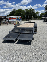 New 2025 Iron Bull EWB Series Equipment Trailer / 83"x20 / 2-7,000# Electric Brake Axles / Rampage Ramps / Jumbo Toolbox