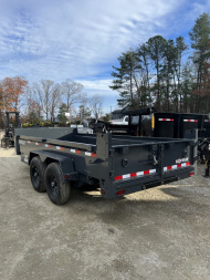 New 2024 Norstar DCB Series / 83" X 16' / 2-7,000# Electric Brake Axles / Scissor Hoist / Barn Door Rear Gates