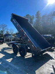 New 2024 Norstar DCB Series / 83" X 16' / 2-7,000# Electric Brake Axles / Scissor Hoist / Barn Door Rear Gates