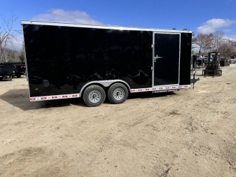 New 2025 Covered Wagon Trailers 8.5X20TA5 Cargo / Enclosed Trailer/ 8.5X20 / 2-7,000# AXLES / 7' INTERIOR / .030 BLACK / 12" O/C CROSSMEMBERS/ 12" O/C WALL POST / SPARE TIRE AND WHEEL