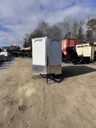 New 2025 Homesteader Trailer / 612IT / 6' wide x 12' Long / 32" Side Door w/ RV Lock / Ramp Rear Door / 6'6' Interior Height / .030 White Aluminum