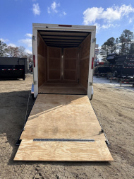 New 2025 Homesteader Trailer / 612IT / 6' wide x 12' Long / 32" Side Door w/ RV Lock / Ramp Rear Door / 6'6' Interior Height / .030 White Aluminum