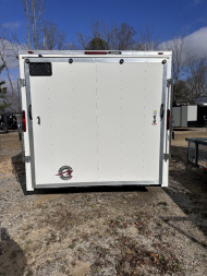 New 2025 HOMESTEADER CARGO TRAILER / INTREPID SERIES / 8..6'X20' / 7' INTERIOR HEIGHT / 32" SIDE DOOR / RAMP REAR DOOR / .080 WHITE POLY CORE ALUMINUM