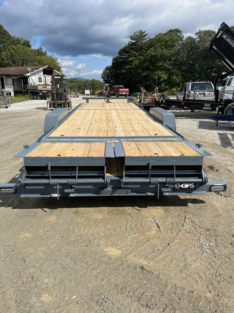 New 2024 GPS Trailers Equipment Trailer / EH2414K Series / MACDADDY RAMPS / 2-7,000# Electric Brake Axles / PT Wood Floor / 12K Drop Leg Jack