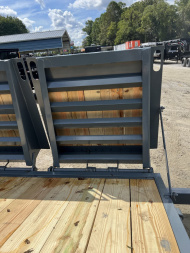 New 2024 GPS Trailers Equipment Trailer / EH2414K Series / MACDADDY RAMPS / 2-7,000# Electric Brake Axles / PT Wood Floor / 12K Drop Leg Jack
