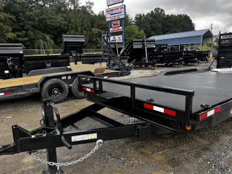 New 2024 Prospector Drive Over Fender Equipment Trailer by Covered Wagon Trailers / EQ-8.5X24X14 Equipment Trailer/ 2-7,000# Electric Brake Axles / 8.5x24' Steel Floor w/ Spray On Bedliner Coating