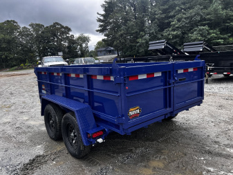 New 2025 Prospector Dump Trailer By Covered Wagon Trailers / D-6X10TA-2-7K Dump Trailer / 6x10 / 2-3500# Electric Brake Axles / 10 Ga 24" High Sides / Barn Door Rear Gate / 10 Ga Steel Floor / Power Up / Power Down Hydraulics