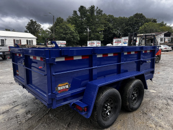 New 2025 Prospector Dump Trailer By Covered Wagon Trailers / D-6X10TA-2-7K Dump Trailer / 6x10 / 2-3500# Electric Brake Axles / 10 Ga 24" High Sides / Barn Door Rear Gate / 10 Ga Steel Floor / Power Up / Power Down Hydraulics