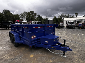 New 2025 Prospector Dump Trailer By Covered Wagon Trailers / D-6X10TA-2-7K Dump Trailer / 6x10 / 2-3500# Electric Brake Axles / 10 Ga 24" High Sides / Barn Door Rear Gate / 10 Ga Steel Floor / Power Up / Power Down Hydraulics