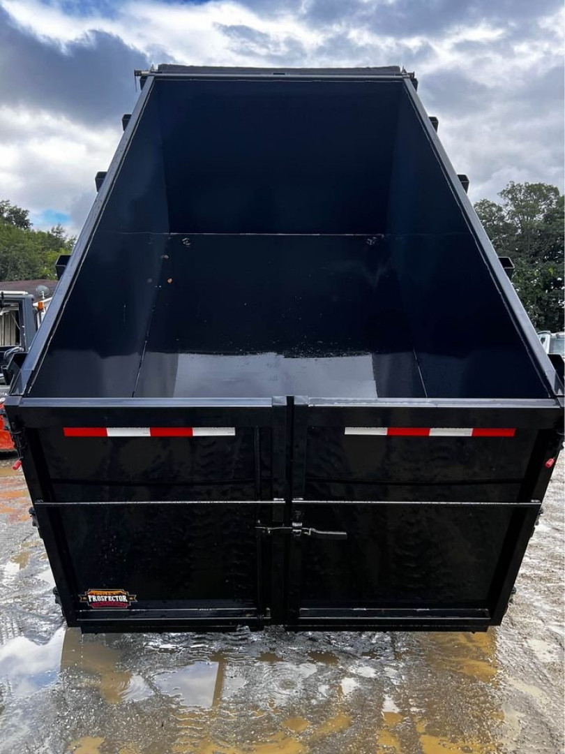 New 2024 Prospector Dump Trailer by Covered Wagon Trailers / D-6X12TA-4-10K Dump Trailer / 6x12 / 10,000# Capacity / 48" High Sides / Aluminum Ramps / Barn Door Rear Gates / Tarp