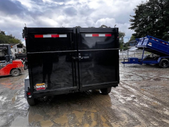 New 2024 Prospector Dump Trailer by Covered Wagon Trailers / D-6X12TA-4-10K Dump Trailer / 6x12 / 10,000# Capacity / 48" High Sides / Aluminum Ramps / Barn Door Rear Gates / Tarp